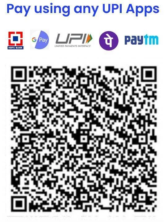 UPI QR code to donate to Glorious Women Empowerment