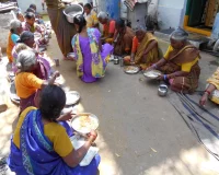 happy oldage home, midday meals for elders, monthly groceries for destitute women, meals for elders, care for poor people, food for elders
